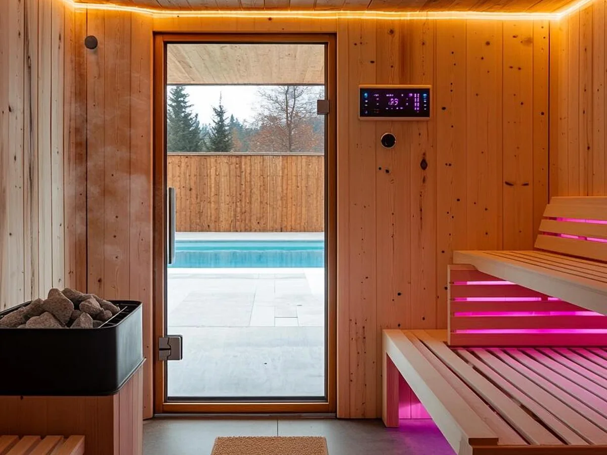 Standard Huian sauna configuration before private-label branding
