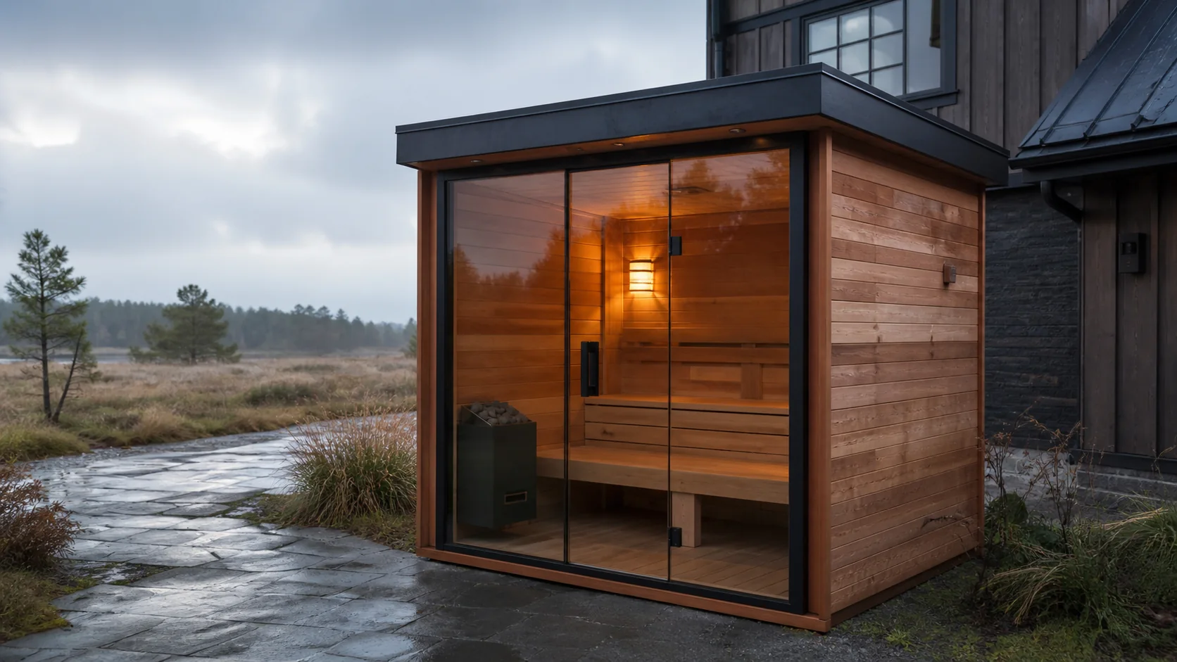 Concept visual for Outdoor Saunas